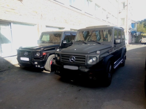 Mercedes Benz G500 — два автомобиля на чип-тюнинг