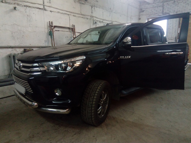 Toyota Hilux 2800cc 2016 года — Чип-тюнинг Stage2